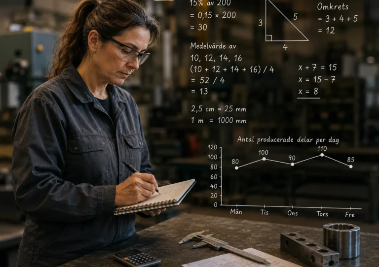 Onlineutbildning i Industriteknik BAS 2025 – Modul 5 – Matematik